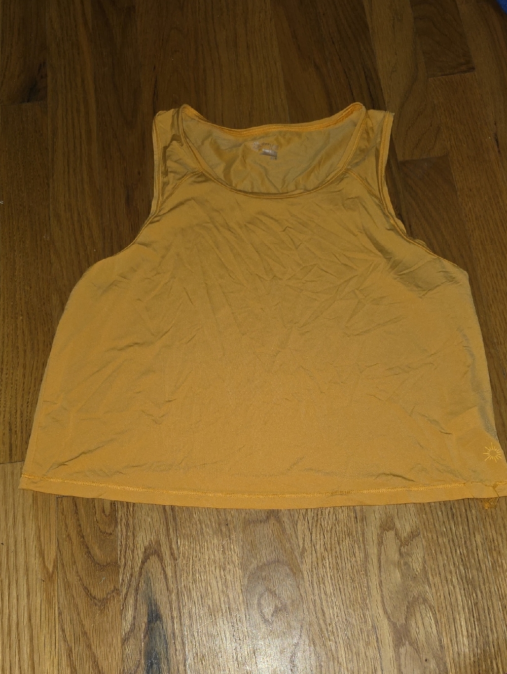 Yellow Women's Sleeveless Tank Top